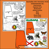 Alabama Fact sheet for early readers