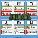 Alphabet Word Wall - Animal Theme