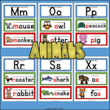Alphabet Word Wall - Animal Theme