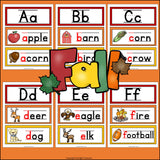 Alphabet Word Wall - Fall Theme