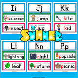 Alphabet Word Wall - Summer Theme