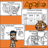Apache Tribe Mini Book for Early Readers