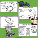 Cats Mini Book for Early Readers