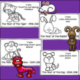 Chinese Calendar Mini Book for Early Readers: Chinese New Year