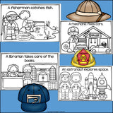 Community Helpers Mini Book for Early Readers