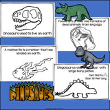 Dinosaurs Mini Book for Early Readers