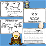 Eagles Mini Book for Early Readers: Bald Eagles