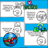 Earth Day Mini Book for Early Readers
