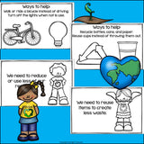 Earth Day Mini Book for Early Readers