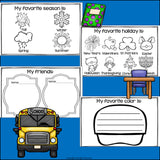 End of Year Mini Book - End of Year Memory Book