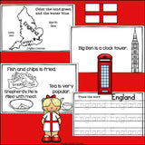 England Mini Book for Early Readers - A Country Study