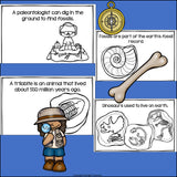 Fossils Mini Book for Early Readers