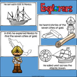 Francisco Coronado Mini Book for Early Readers: Early Explorers