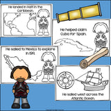 Hernan Cortes Mini Book for Early Readers: Early Explorers