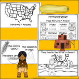 Hopi Tribe Mini Book for Early Readers
