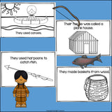 Kwakiutl Tribe Mini Book for Early Readers - Native American Activities