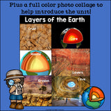 Layers of the Earth Mini Book for Early Readers: Geology