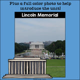 Lincoln Memorial Mini Book for Early Readers: American Symbols
