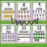 Number Wall Spring Theme: 0-20