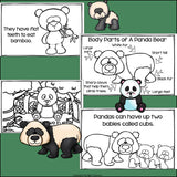 Panda Bears Mini Book for Early Readers