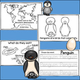 Penguins Mini Book for Early Readers