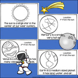Solar System Mini Book for Early Readers: Space Activities
