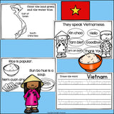 Vietnam Mini Book for Early Readers - A Country Study