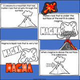 Volcanoes Mini Book for Early Readers