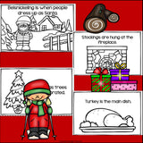 Christmas in Canada Mini Book for Early Readers