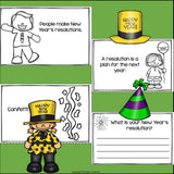 New Year's Day Mini Book for Early Readers