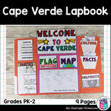 Cape Verde Lapbook for Early Learners - A Country Study