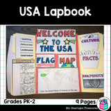 USA Lapbook for Early Readers