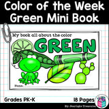 Colors of the Week: Green Mini Book