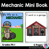 Mechanic Mini Book for Early Readers
