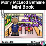 Mary McLeod Bethune Mini Book for Early Readers: Black History Month