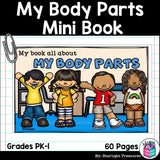 My Body Parts Mini Book for Early Readers