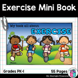 Exercise and Sports Mini Book for Early Readers