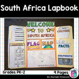 South Africa Lapbook for Early Learners - A Country Study