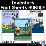 Inventors Fact Sheets for Early Readers