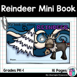 Reindeer Mini Book for Early Readers