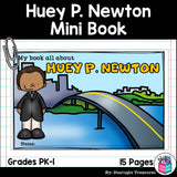 Huey P. Newton Mini Book for Early Readers: Black History Month