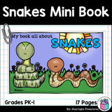 Snakes Mini Book for Early Readers