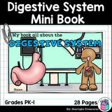 Human Body Systems: Digestive System Mini Book for Early Readers