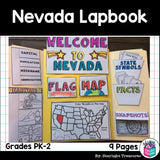 Nevada Lapbook for Early Learners - A State Study