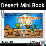 The Desert Mini Book for Early Readers: Desert Animals
