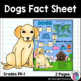 Dogs Fact Sheet for Early Readers