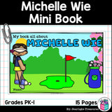 Michelle Wie Mini Book for Early Readers: Women's History Month