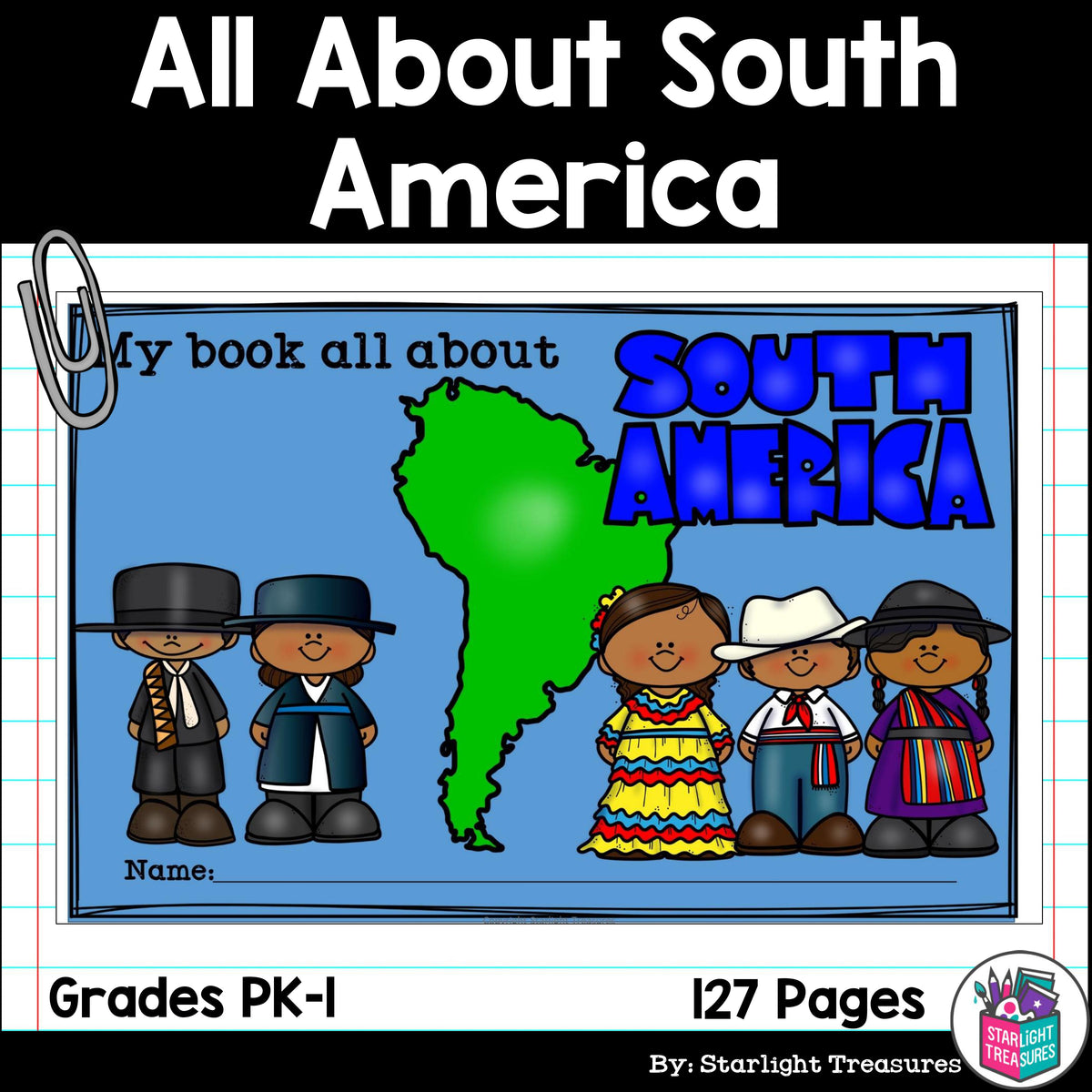 All About South America Complete Unit with Activities for Early Reader ...