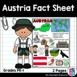 Austria Fact Sheet for Early Readers