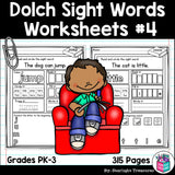 Dolch Sight Words Worksheets and Activities for Early Readers #4